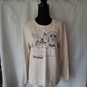 Disneyland Minimalist Park Icons Sweater Sz M